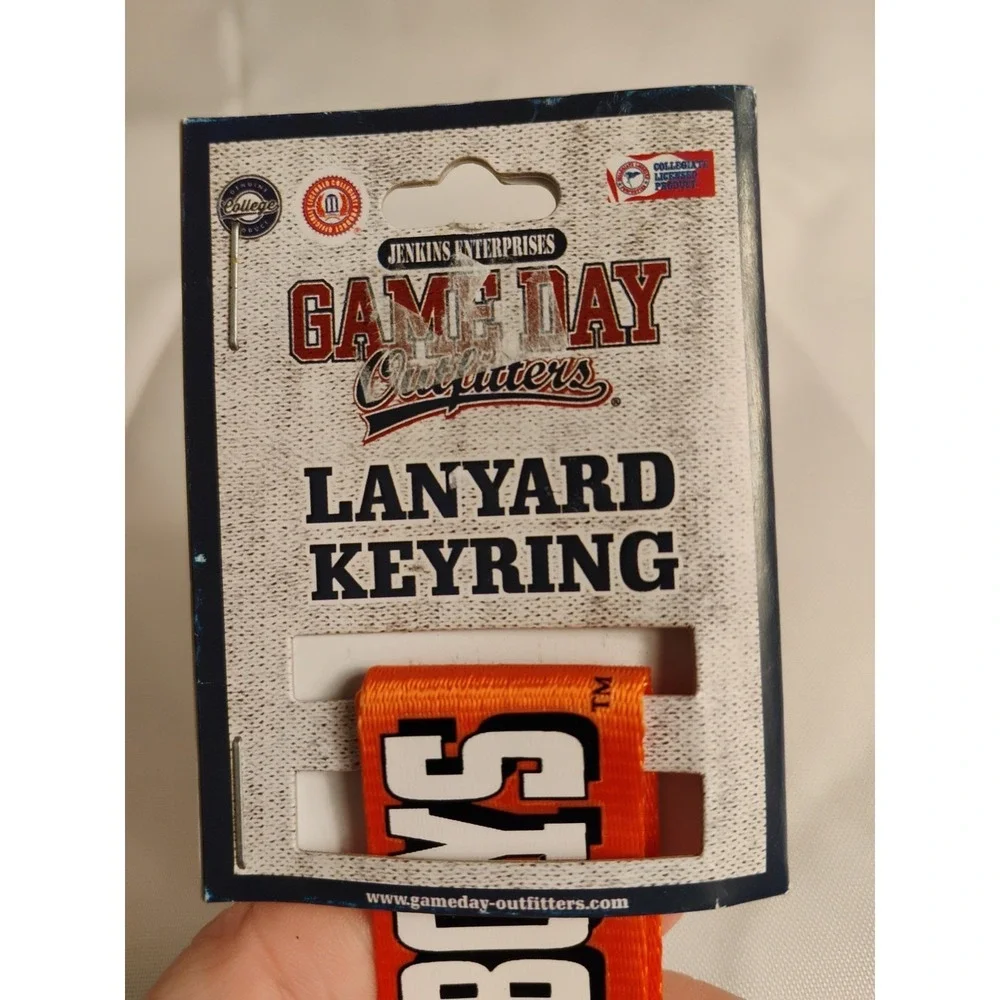 NWT Oklahoma State‎ Cowboys OSU Lanyard w/ Detachable Keychain Clip Pistol Pete